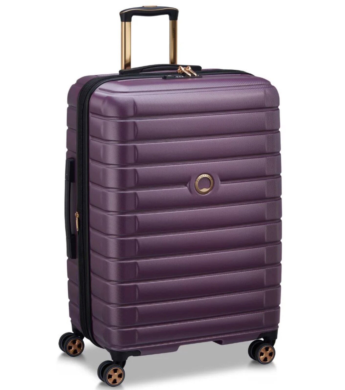 Delsey Shadow 5.0 75 cm Expandable 4 Wheel Suitcase Plum