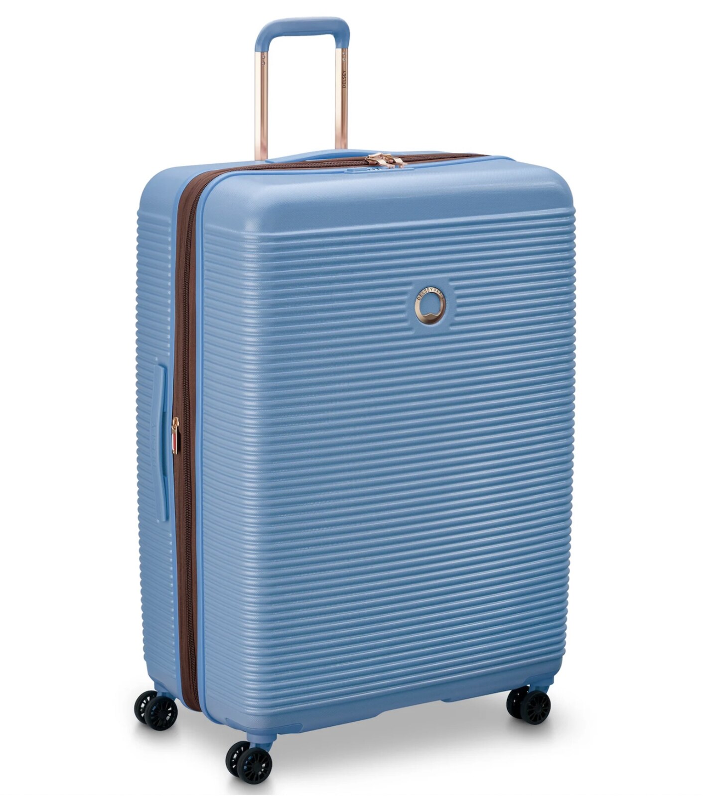 Delsey Freestyle 82 cm 4 Wheel Expandable Suitcase Sky Blue