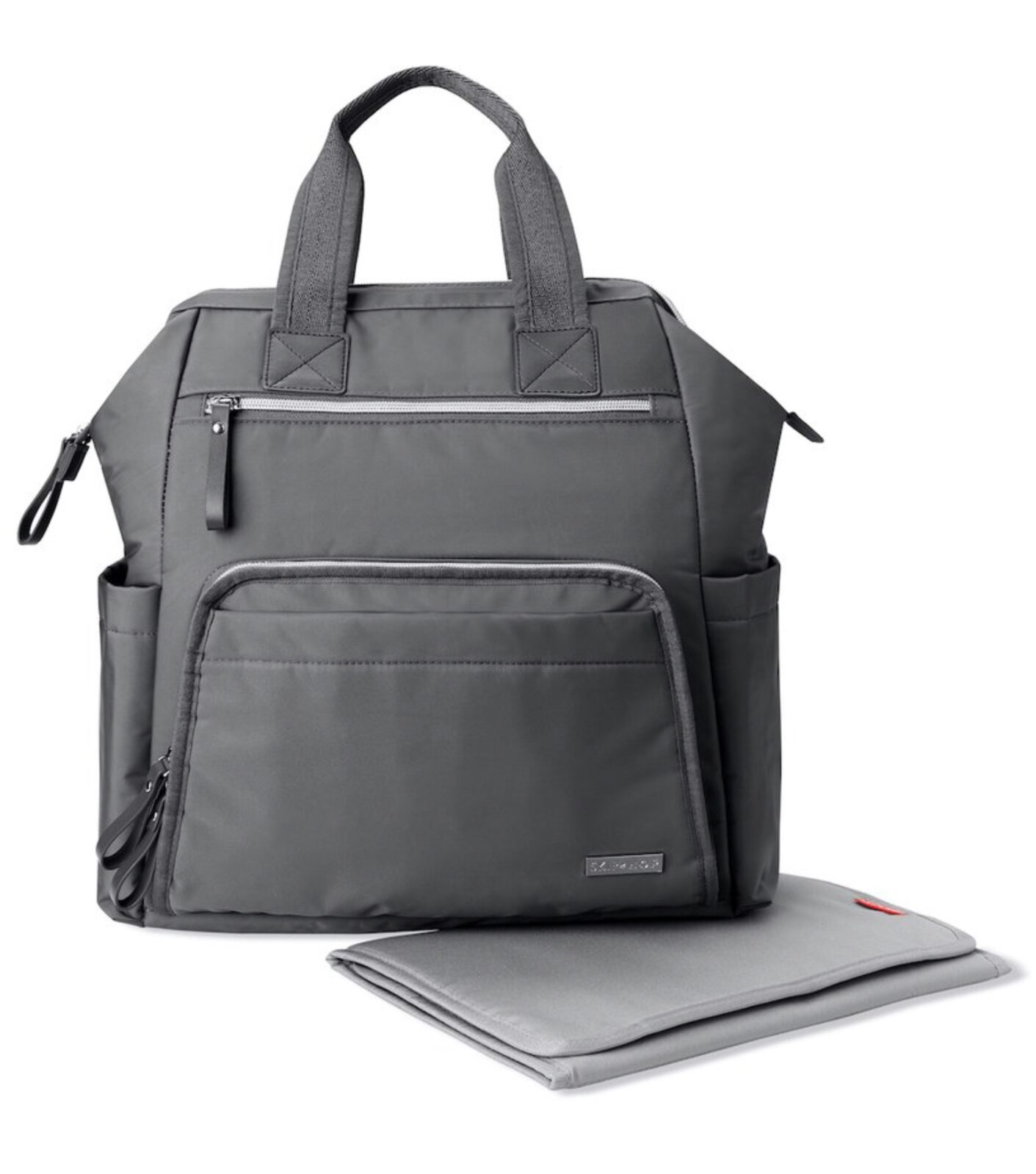 Skip Hop Main Frame Wide Open Nappy Backpack - Charcoal