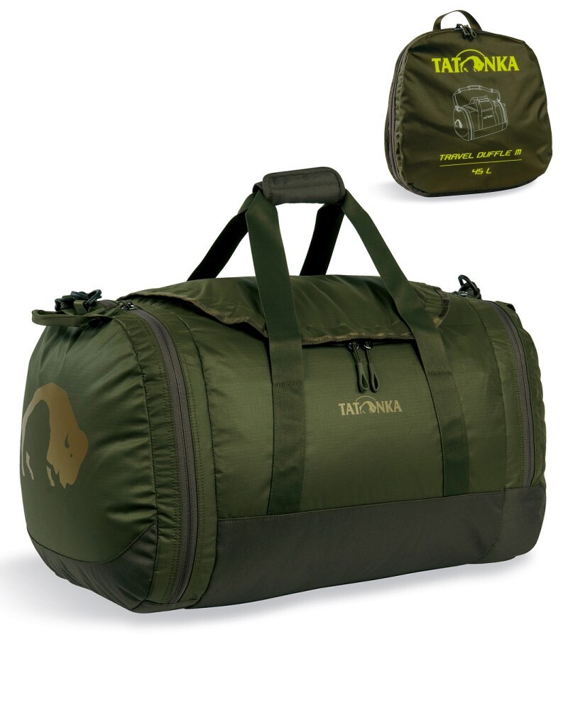 Tatonka Folding Travel Duffle Bag Medium 45L Olive