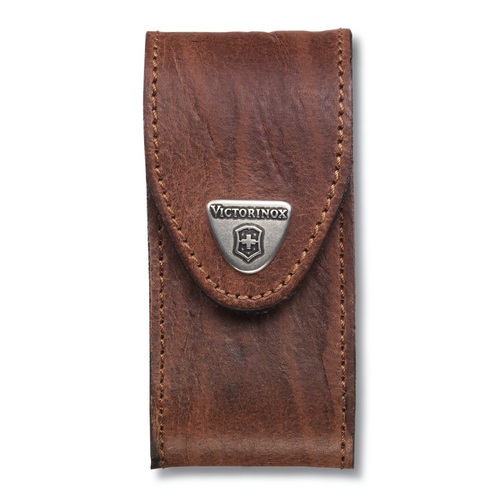 Victorinox 10.5 cm Leather Belt Pouch For 5 - 8 Layer Knives - Brown