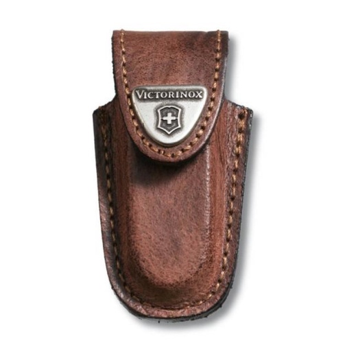 Victorinox 5.8cm Leather Belt Pouch - Brown