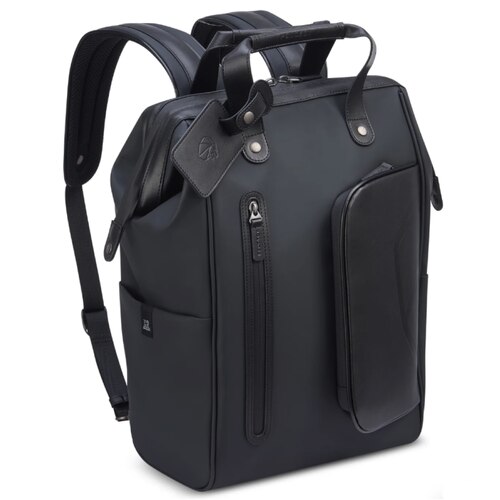 Delsey Peugeot Tote Laptop Backpack - Black