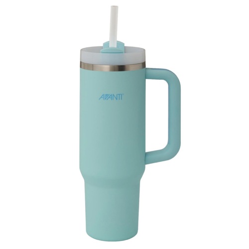 Avanti Hydroquench 1 Litre Insulated Tumbler ( with 2 lids) - Sea Breeze Blue
