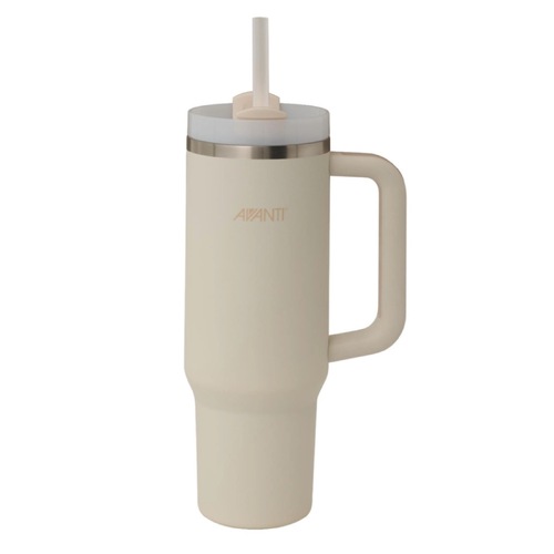 Avanti Hydroquench 1 Litre Insulated Tumbler ( with 2 lids) - Sand Dune