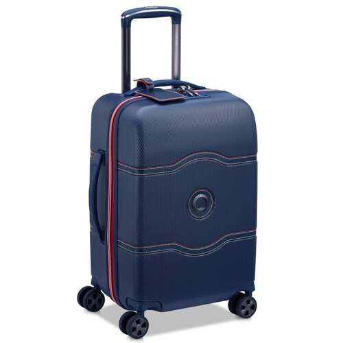 Delsey Chatelet Air 2.0 - 55 cm 4-Wheel Cabin Suitcase - Blue