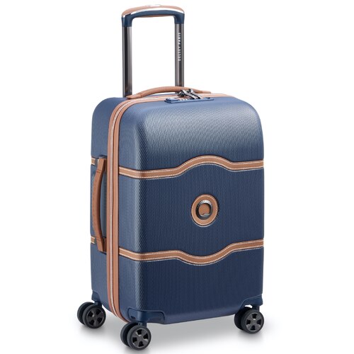 Delsey Chatelet Air 2.0 - 55 cm 4-Wheel Cabin Suitcase - Navy Blue