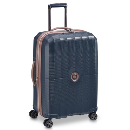 Delsey St Tropez - 67 cm Expandable 4 Wheel Suitcase - Navy