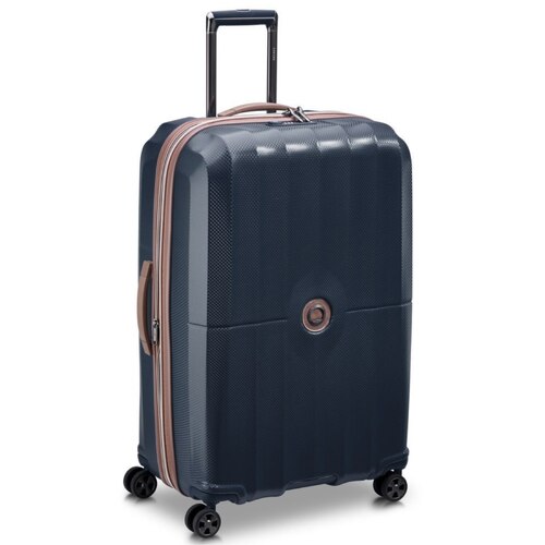 Delsey St Tropez - 77 cm Expandable 4 Wheel Suitcase - Navy