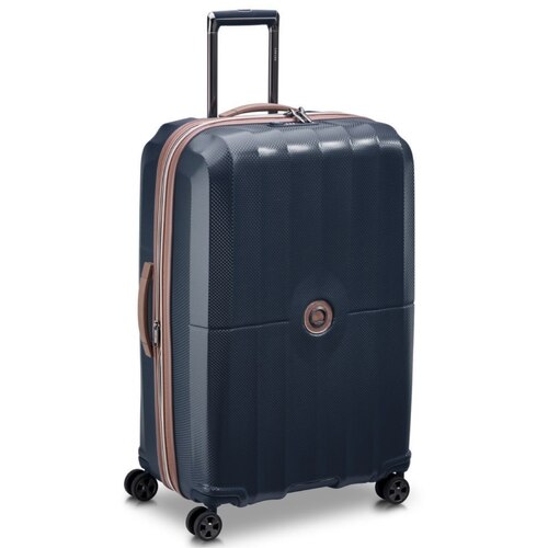 Delsey St Tropez - 77 cm Expandable 4 Wheel Luggage - Navy