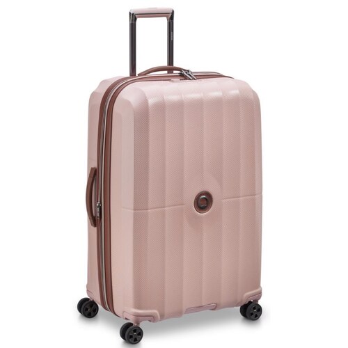 Delsey St Tropez - 77 cm Expandable 4 Wheel Luggage - Pink