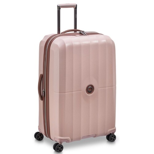 Delsey St Tropez - 77 cm Expandable 4 Wheel Suitcase - Pink