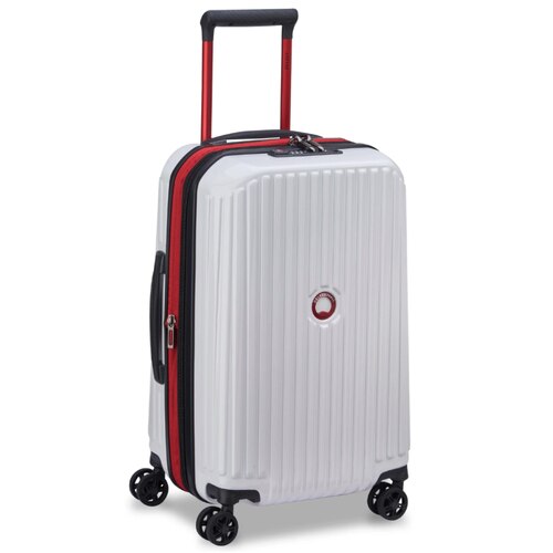 Delsey Alfa Romeo Formula 1 Securtime 56 cm 4-Wheel Cabin Suitcase - White