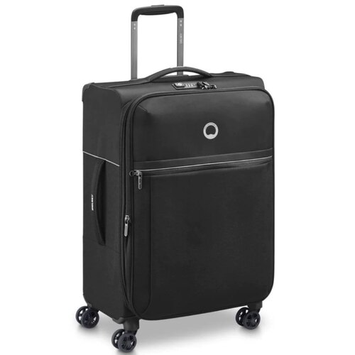 Delsey Brochant 2.0 -  67 cm 4-Wheel Expandable Suitcase - Black