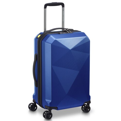 Delsey Karat 2.0 - 55 cm 4-wheel Cabin Suitcase - Blue