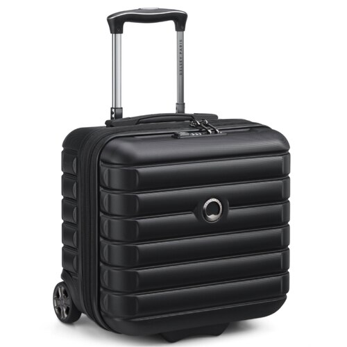 Delsey Shadow 5.0 - 38 cm 2-Wheel Underseater Cabin Suitcase - Black