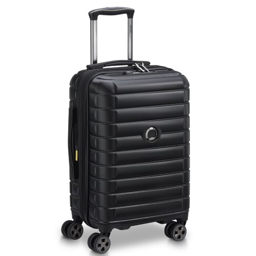 Delsey Shadow 5.0 - 55 cm Expandable Cabin Suitcase - Black