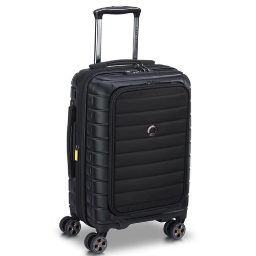 Delsey Shadow 5.0 - 55 cm 15" Laptop Front Loader Cabin Suitcase - Black