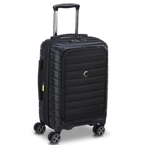 Delsey Shadow 5.0 - 55 cm 15" Laptop Front Loader Cabin Luggage - Black