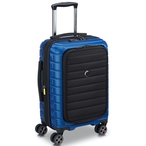 Delsey Shadow 5.0 - 55 cm 15" Laptop Front Loader Cabin Suitcase - Blue