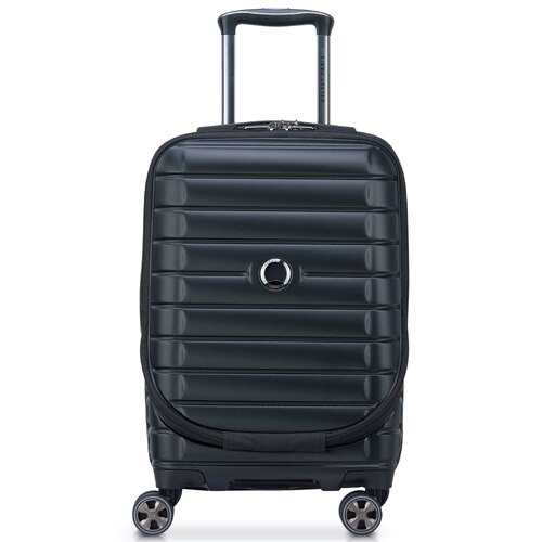 Delsey Shadow 5.0 - 55 cm 15" Laptop Front Loader Cabin Suitcase - Black