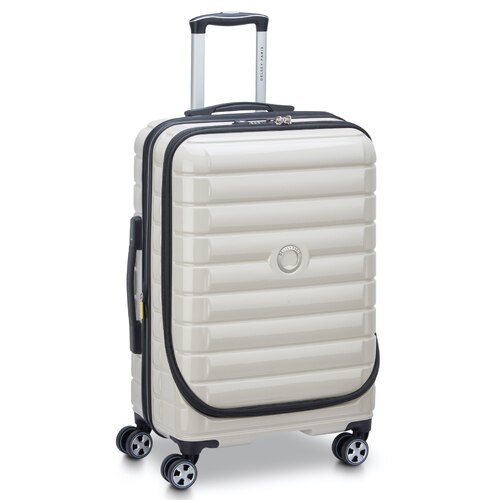 Delsey Shadow 5.0 - 66 cm Front Loader Spinner Suitcase - Ivory