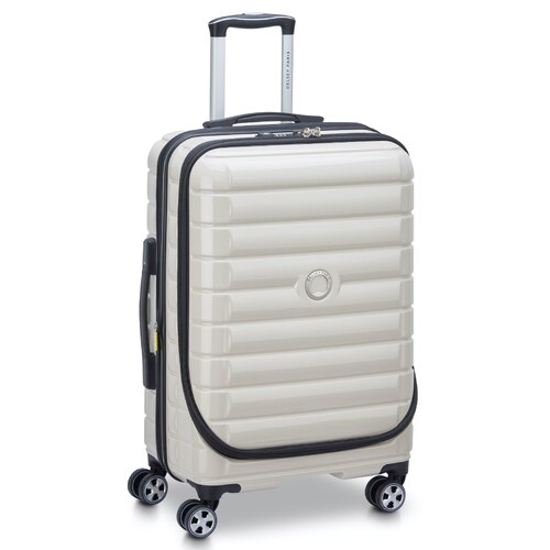 Delsey Shadow 5.0 - 66 cm Front Loader Spinner Luggage - Ivory