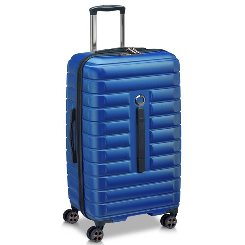 Delsey Shadow 5.0 - 74.5 cm 4 Wheel Trunk Suitcase - Blue