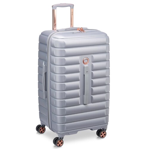 Delsey Shadow 5.0 - 74.5 cm 4 Wheel Trunk Suitcase - Platinum