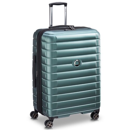 Delsey Shadow 5.0 - 75 cm Expandable 4 Wheel Suitcase - Green