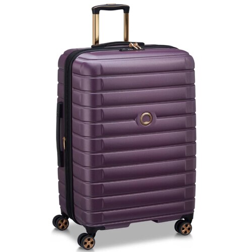 Delsey Shadow 5.0 - 75 cm Expandable 4 Wheel Suitcase - Plum