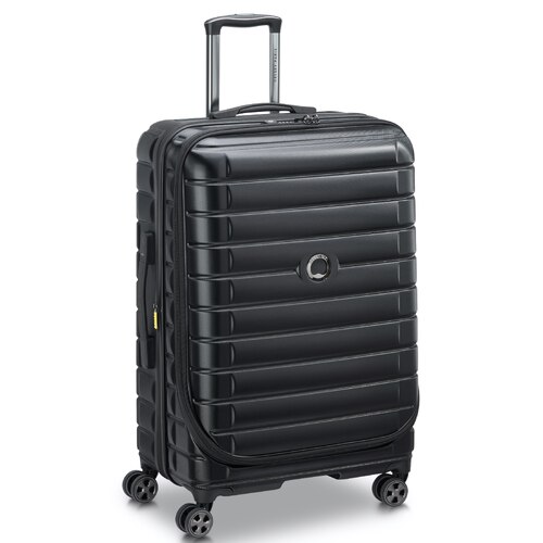 Delsey Shadow 5.0 - 75 cm Front Loader Spinner Luggage - Black