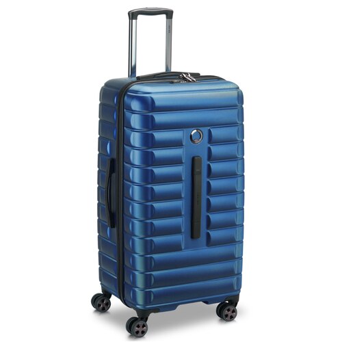 Delsey Shadow 5.0 - 80 cm 4 Wheel Trunk Suitcase - Blue