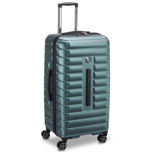 Delsey Shadow 5.0 - 80 cm 4 Wheel Trunk Suitcase - Green