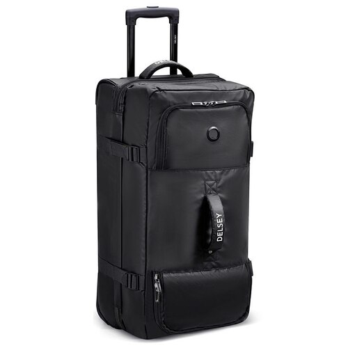 Delsey Raspail 2-Wheel Large Duffle Bag - Black