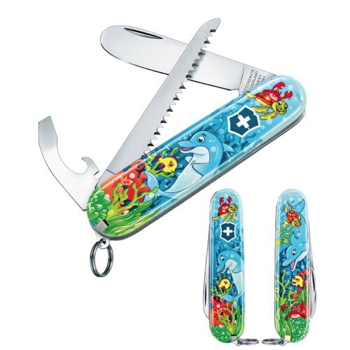 My First Victorinox Swiss Army Knife Children Set - Dolphin