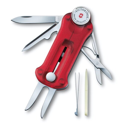 Victorinox Golftool - Sport Tool with 10 Functions for Golfers - Ruby
