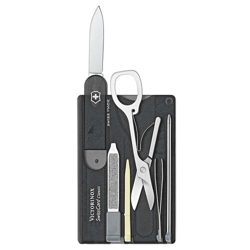 Victorinox SwissCard Classic - Translucent (Cyber) Black