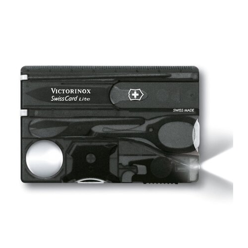 Victorinox SwissCard Lite with LED - Black