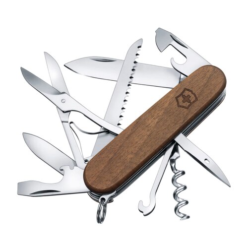 Victorinox Huntsman Swiss Army Knife - Wood