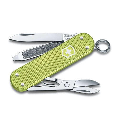 Victorinox Classic Alox Swiss Army Knife - Lime Twist