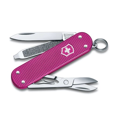 Victorinox Classic Alox Swiss Army Knife - Flamingo Party