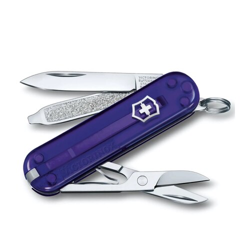 Victorinox Classic SD Translucent Swiss Army Knife - Persian Indigo