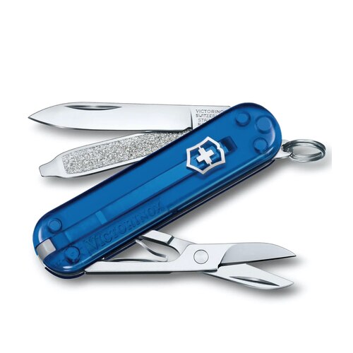 Victorinox Classic SD Translucent Swiss Army Knife - Deep Ocean