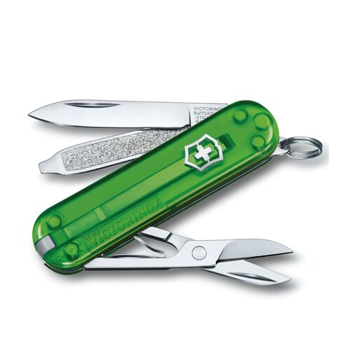 Victorinox Classic SD Translucent Swiss Army Knife - Green Tea