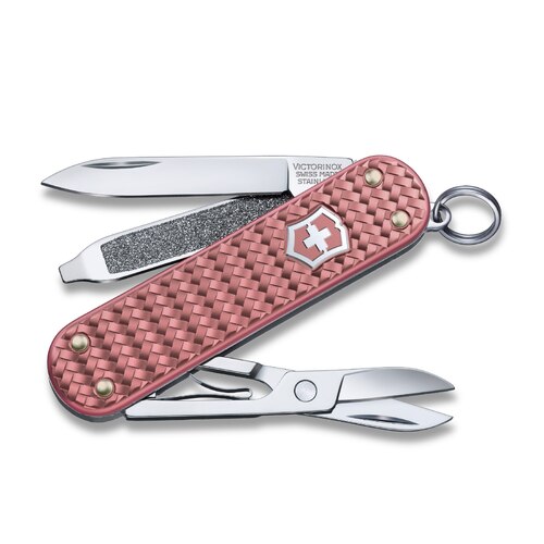 Victorinox Classic Precious Alox Swiss Army Knife - Gentle Rose