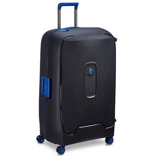 Delsey Moncey 82 cm 4 Wheel Suitcase - Black / Blue