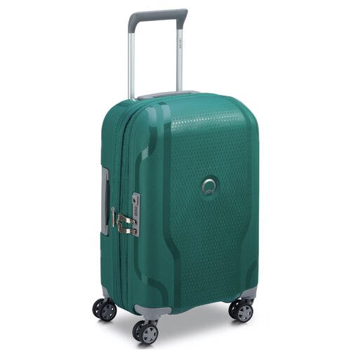 Delsey Clavel 55cm 4 Dual-Wheeled Expandable Cabin Case - Evergreen