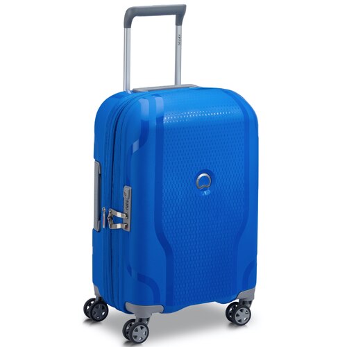 Delsey Clavel 55cm 4 Dual-Wheeled Expandable Cabin Case - Klein Blue