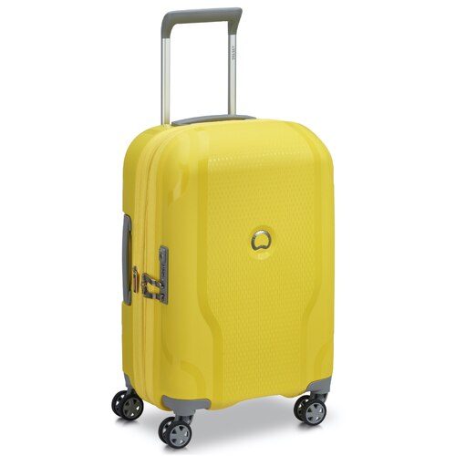 Delsey Clavel 55cm 4 Dual-Wheeled Expandable Cabin Case - Bright Yellow